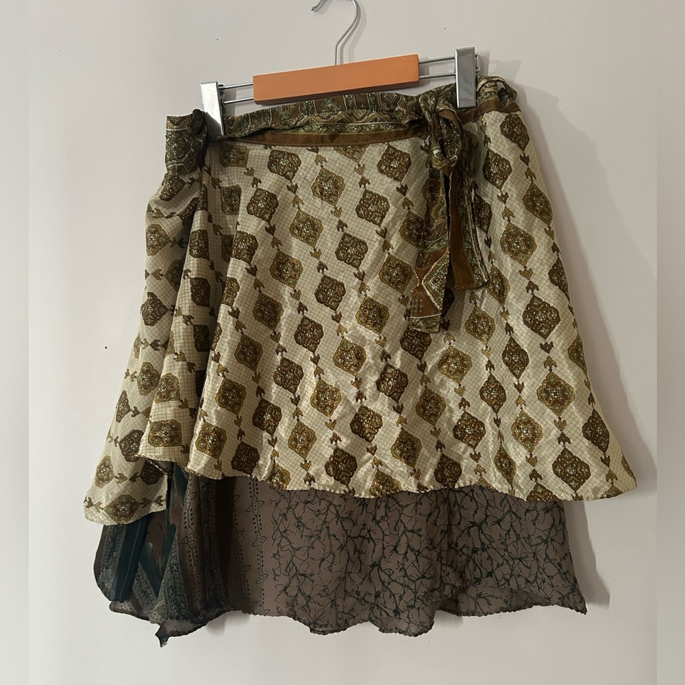 Wrap Skirt | 100% Silk | Guru